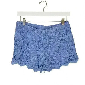 Aeropostale women's light blue pull on shorts size medium